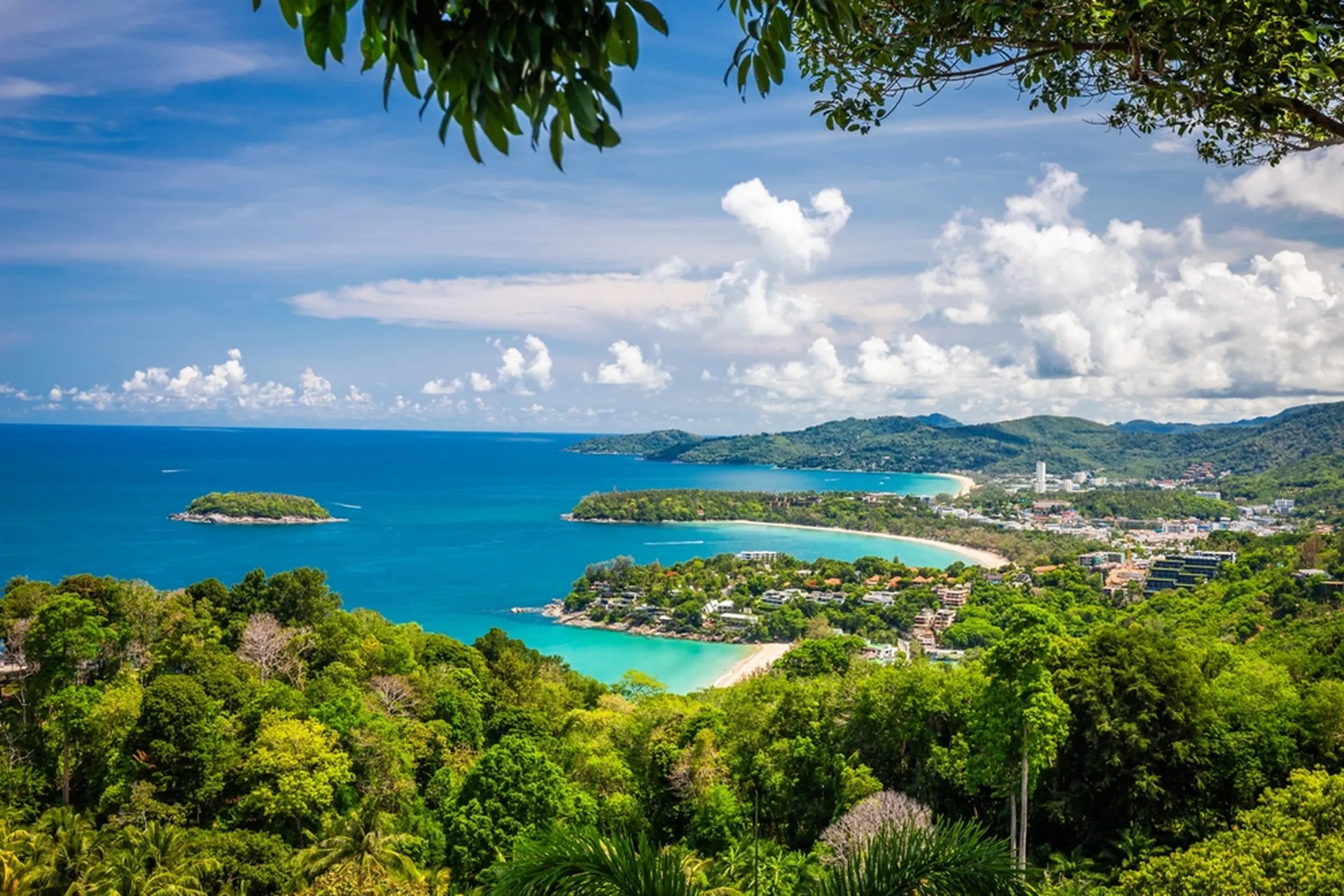 01_kata-beach-karon-beach-phuket Sea view condo Karon Phuket location overlooking Karon and Kata Beach