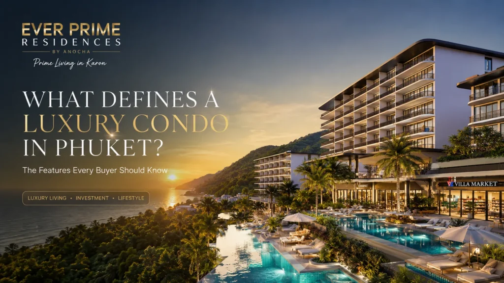 Luxury condo in Phuket overlooking the Andaman Sea with premium resort-style facilities
